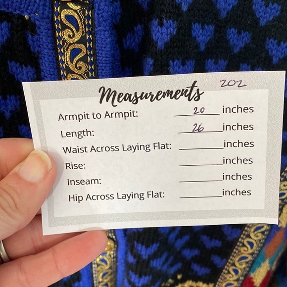 Vrikke Wool Metallic Nordic Cardigan XS #202 - Picture 13 of 13